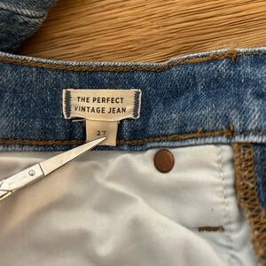 Madewell ‘the perfect vintage jean’ 27